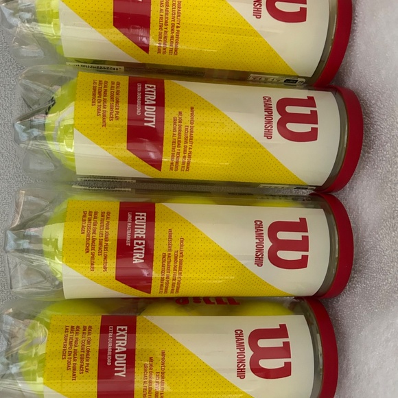 Wilson Tennis Balls NEW IN PACKAGE. TWO containers for one low price - Picture 5 of 5